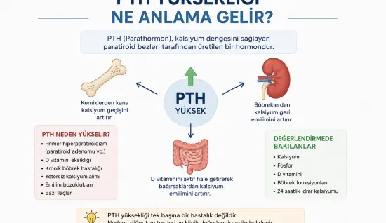 Parathormon (PTH) Yüksekliği Ne Anlama Gelir? Parathormon Neden Yükselir?
