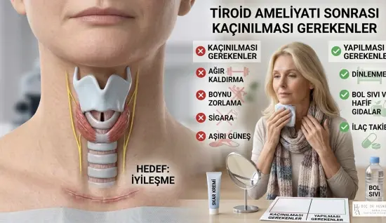 Tiroid Ameliyatı Sonrası Kaçınılması Gerekenler