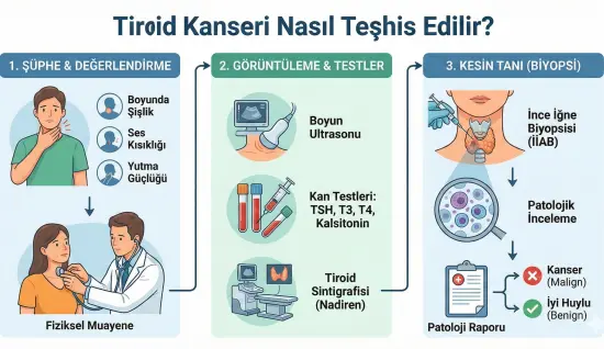 Tiroid Kanseri Nasıl Teşhis Edilir?