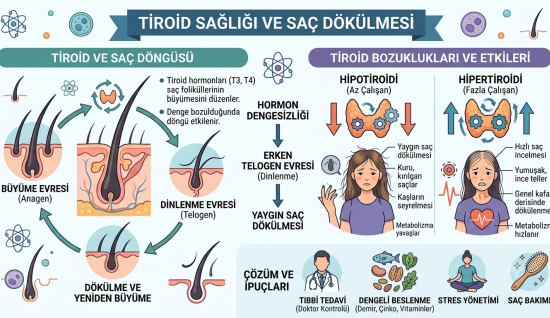 Tiroid ve Saç Dökülmesi 